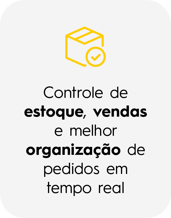 Controle de estoque, vendas e melhor organização